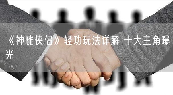 《神雕侠侣》轻功玩法详解 十大主角曝光