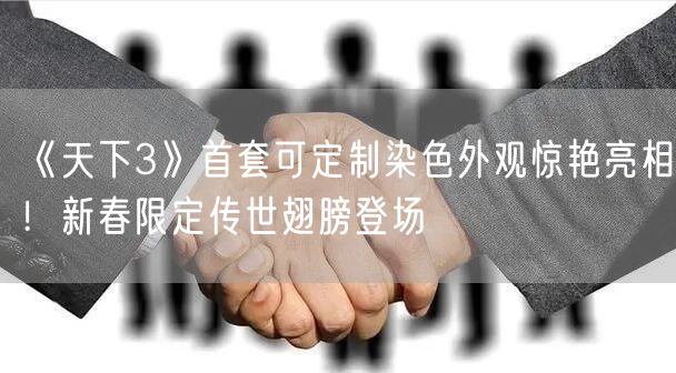 《天下3》首套可定制染色外观惊艳亮相！新春限定传世翅膀登场