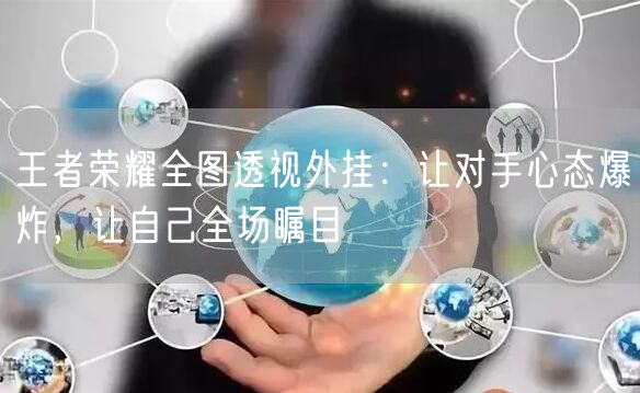 王者荣耀全图透视外挂：让对手心态爆炸，让自己全场瞩目