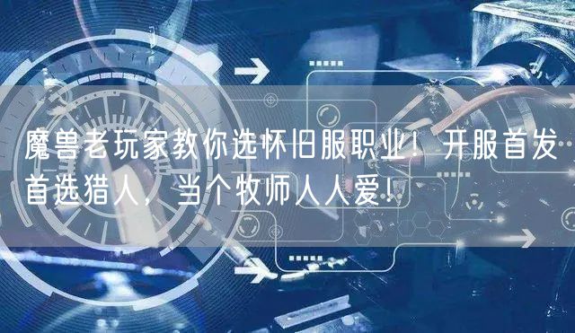 魔兽老玩家教你选怀旧服职业！开服首发首选猎人，当个牧师人人爱！