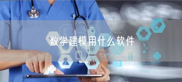 数学建模用什么软件