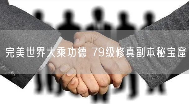 完美世界大乘功德 79级修真副本秘宝窟