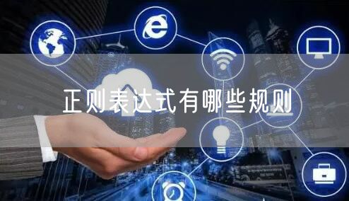 正则表达式有哪些规则