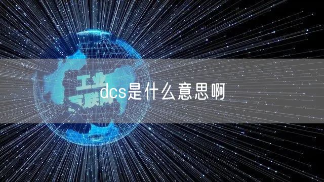 dcs是什么意思啊