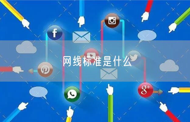 网线标准是什么