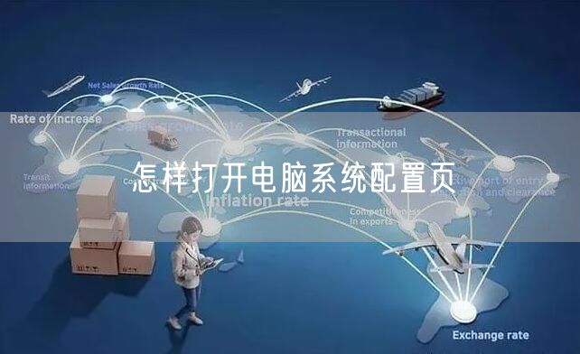 怎样打开电脑系统配置页