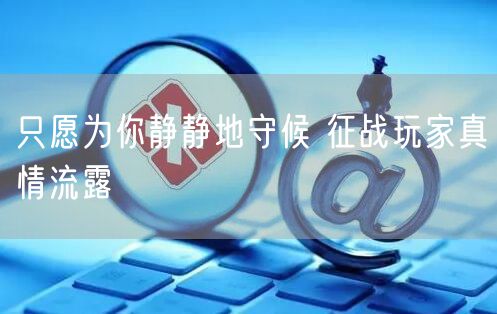 只愿为你静静地守候 征战玩家真情流露