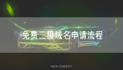 免费二级域名申请流程