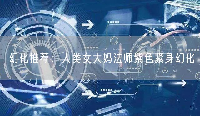 幻化推荐：人类女大妈法师紫色紧身幻化