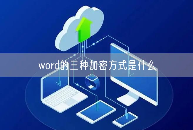 word的三种加密方式是什么