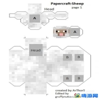 我的世界纸模图纸(我的世界纸模可动教程)